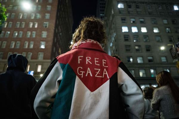 Supporters of Palestine march in San Francisco, California, U.S., Nov. 14, 2023. (AFP Photo)