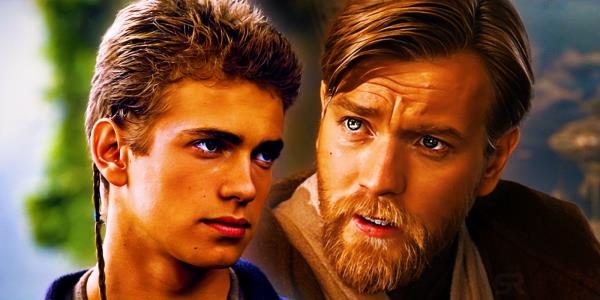 Anakin Skywalker in Attack of the Clo<em></em>nes and Obi-Wan Kenobi in Revenge of the Sith.