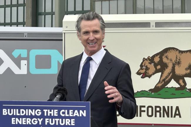 FILE - California Gov. Gavin Newsom speaks during a news conference, Thursday, May 25, 2023, in Richmond, California. (AP Photo/Adam Beam, File)