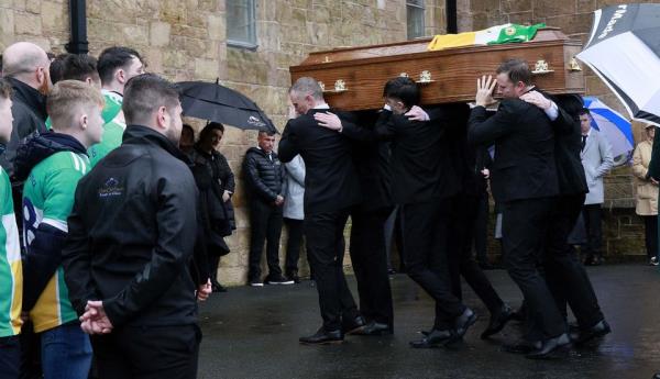 Funeral of Matty  McGuigan (24) had just moved to Australia but died after becoming ill. Credit: Pacemaker