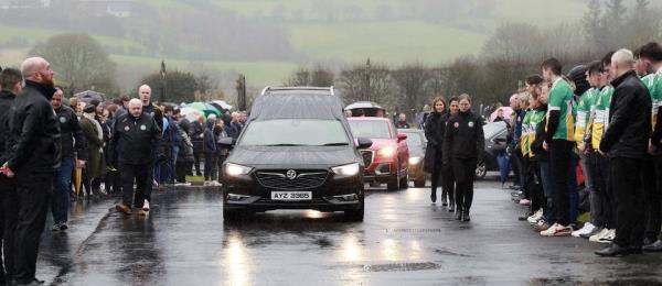 Funeral of Matty  McGuigan (24) had just moved to Australia but died after becoming ill. Credit: Pacemaker